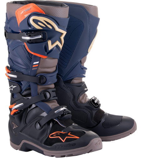 Мотокрос ботуши ALPINESTARS Tech 7 Enduro Drystar® NAVY/GY