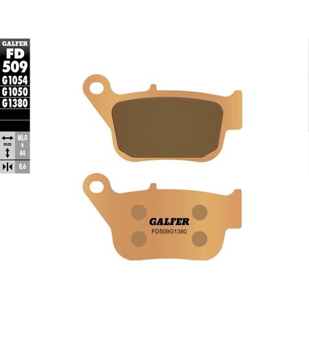 Предни/Задни мото накладки Galfer SINTERED SCOOTER FD509G1380