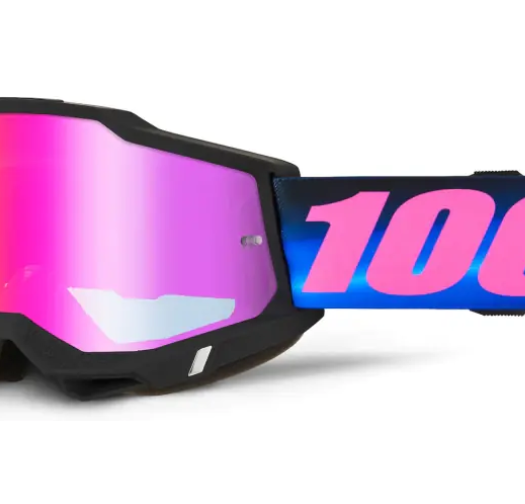 Мотокрос очила 100% ACCURI 2 SUPERDOME/DARK RED