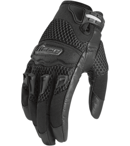 Дамски мото ръкавици ICON TWENTY-NINER - BLACK