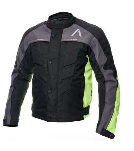 Текстилно мото яке ADRENALINE PYRAMID 2.0 BLACK/GREY/FLUO