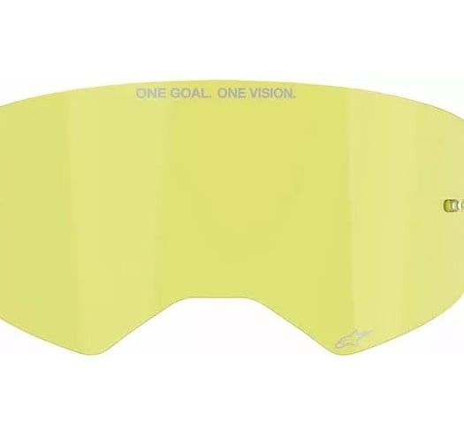 Плака за мотокрос очила ALPINESTARS SUPERTECH CLEAR-CLR YLW