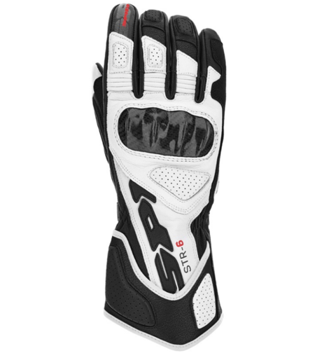 Кожени мото ръкавици SPIDI STR-6 Black/White