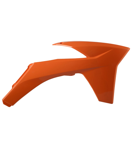 Пластмасови капаци за радиатор Polisport КТМ SX / SX-F / EXC / EXC-F / XC / XC-F KTM Orange OEM Color