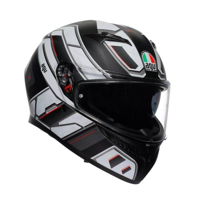 КАСКА  AGV K3 - RIVIA MATT BLACK/WHITE