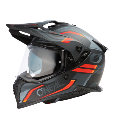 Каска O'NEAL A-SRS SPIKE BLACK/GRAY/RED