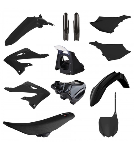 Комплект рестайлинг пластмаси POLISPORT Restyling Kit Yamaha YZ 125/250 (2002-2021) Black