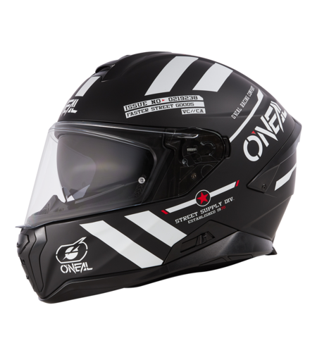 Каска O'NEAL CHALLENGER WARHAWK BLACK/WHITE/RED V.24