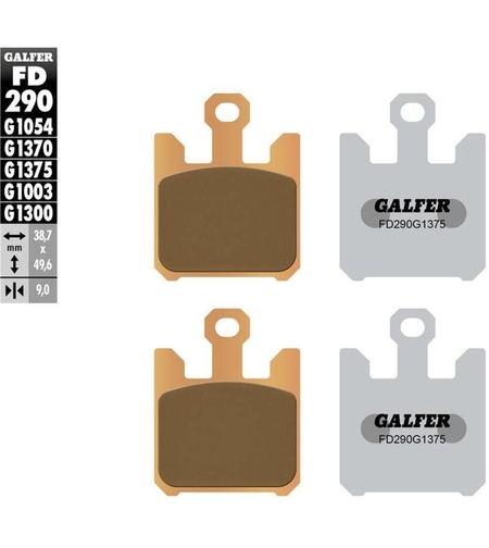 Предни мото накладки Galfer SINTERED COMPOUND FD290G1375