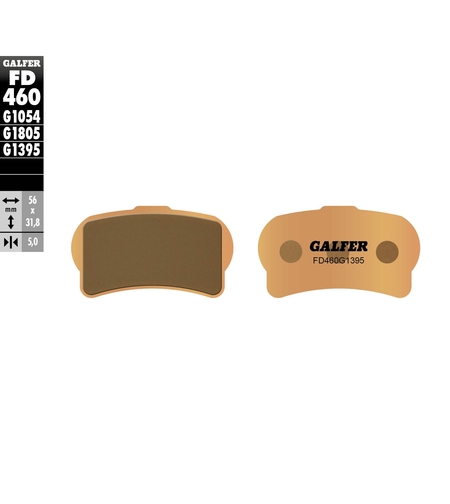 Предни мото накладки Galfer SINTERED COMPOUND FD460G1395