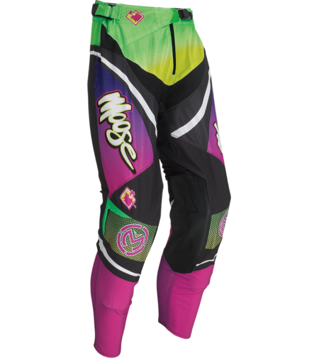 Мотокрос брич MOOSE RACING SAHARA PURPLE/GREEN