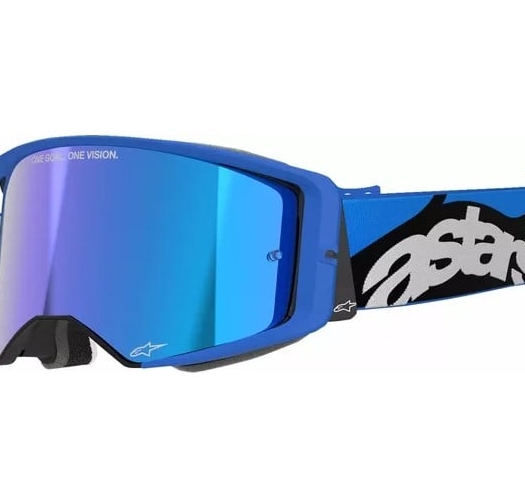Мотокрос очила ALPINESTARS SUPERTECH STREAM BLUE MIRROR
