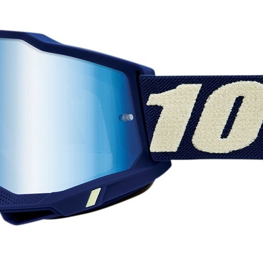 Мотокрос очила 100% ACCURI2 DEEPMARINE-MIRROR BLUE