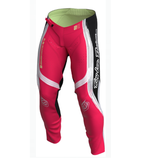 Мотокрос брич TROY LEE DESIGNS SE Pro Stripes Pants - Infra Red/Black