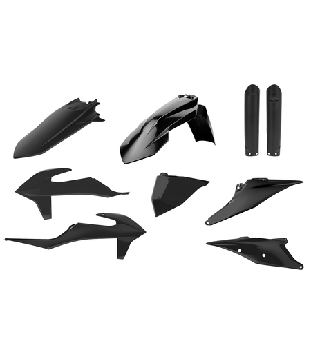 Пълен пластмасов Enduro кит Polisport за KTM EXC/ EXC-F/XC-W/ XCF-W-2020-21 Black