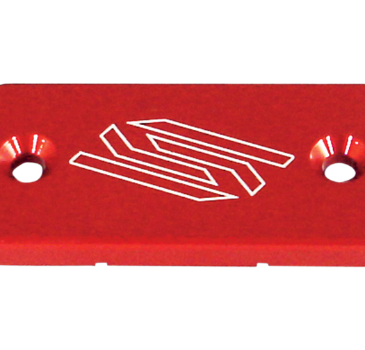Капаче за резервоар на предна спирачка SCAR Front Brake Reservoir Cover RED KAWASAKI/SUZUKI/YAMAHA