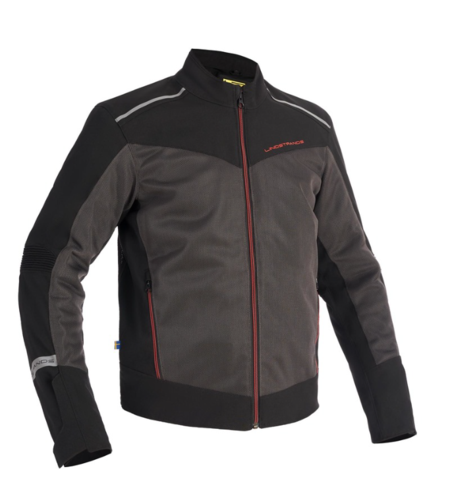 Текстилно мото яке Lindstrands Delsbo Black Grey
