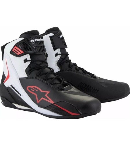 Мото боти ALPINESTARS FASTER-4 BLK/WHT/RD