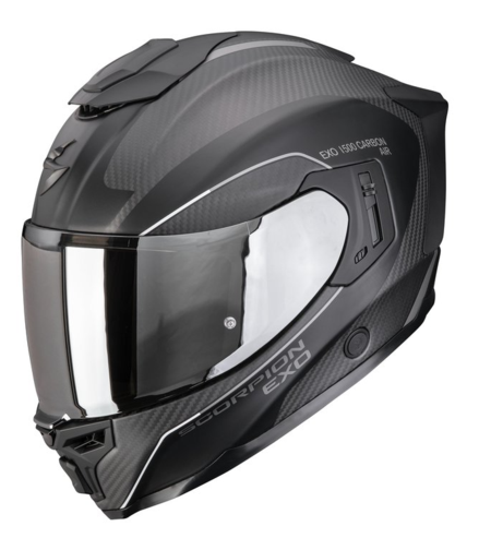 Каска SCORPION EXO-1500 CARBON AIR ZITY Black-Silver
