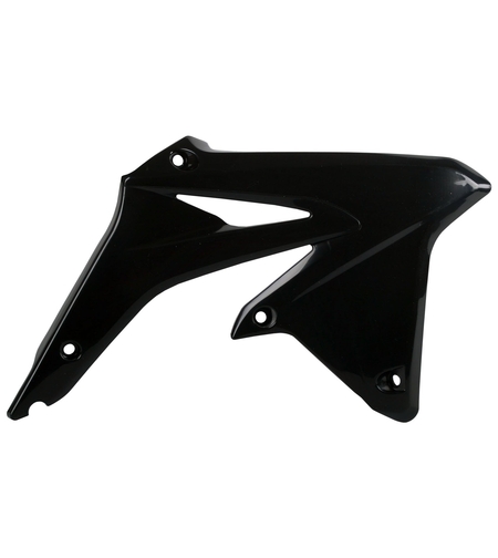 Пластмасови капаци за радиатор Polisport Suzuki RMZ250 - 2010-18 Black