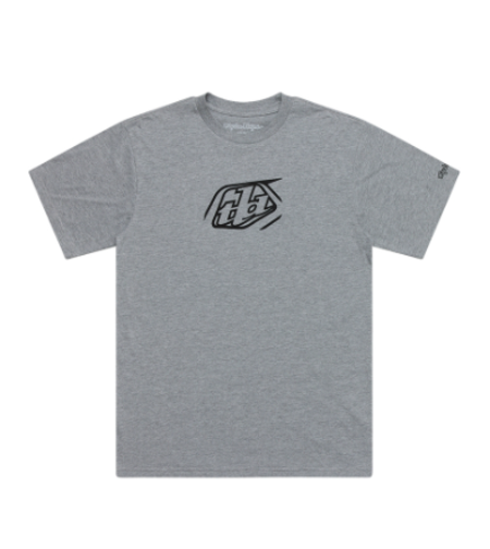 Тениска TROY LEE DESIGNS Badge - Gray Heater