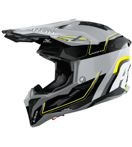 Каска AIROH AVIATOR 3 LEADER YELLOW GLOSS
