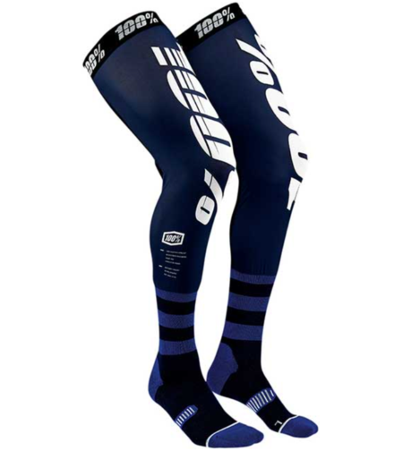 Mотокрос/вело чорапи 100% REV NAVY/WHITE