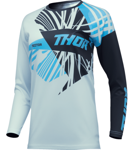 Дамско мотокрос джърси THOR WOMEN'S SECTOR SPLIT LIGHT BLUE