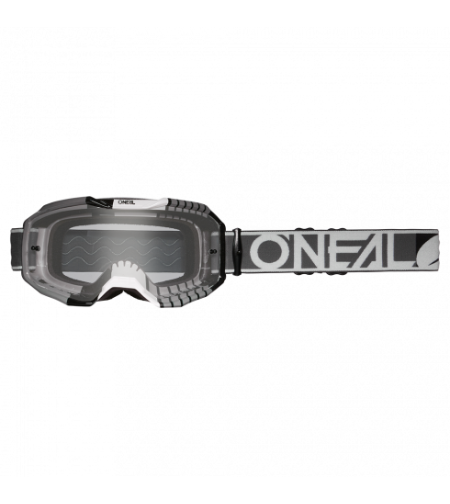 Мотокрос очила O'NEAL B-10 DUPLEX GRAY/WHITE/BLACK - CLEAR V.24