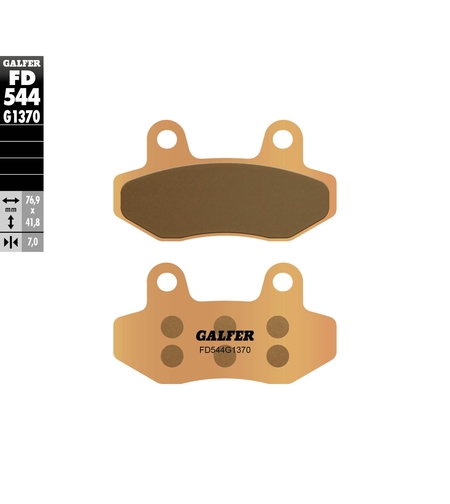 Предни мото накладки Galfer SINTERED COMPOUND FD544G1370