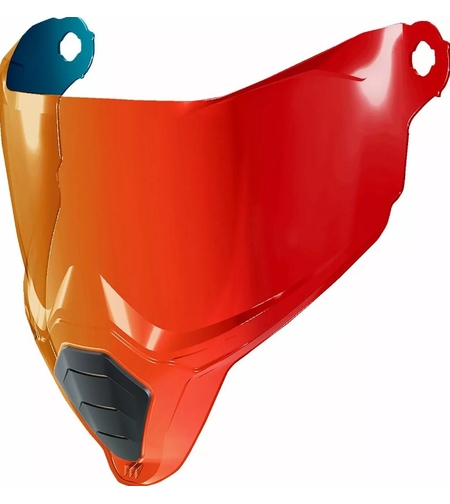 Червен иридиум визьор ICON ULTRAFLITE™ 22.06 CALYPSO RED