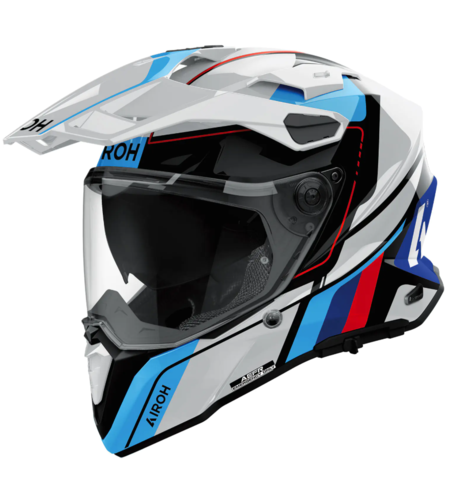 Каска AIROH COMMANDER 2 SKIP WHITE/RED