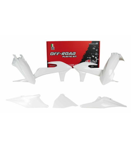 Комплект пластмаси RACETECH Plastic Kit White KTM EXC 20-23