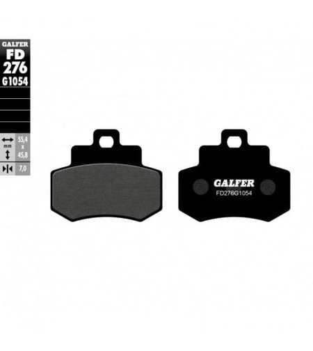 Задни мото накладки Galfer SEMI METAL FD276G1054