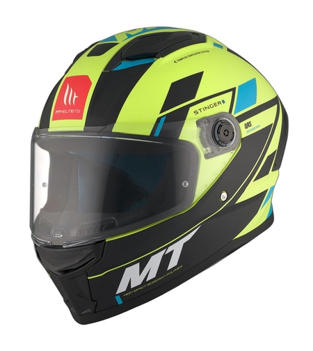 Каска MT STINGER 2 ZIVZE C3 MATT FLUO YELLOW