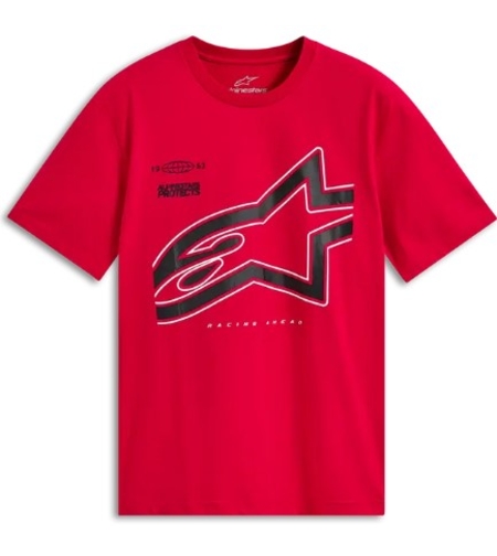 Тениска ALPINESTARS SS CSF AUTHORITY RED