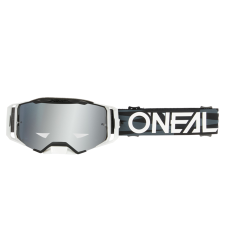 Мотокрос очила O'NEAL B-33 ICTUS BLACK/WHITE - SILVER MIRROR