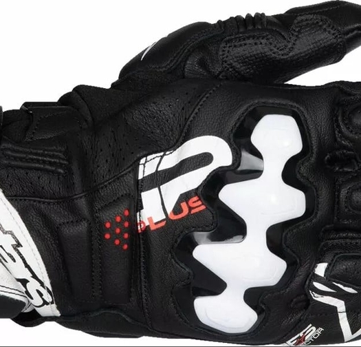 Кожени ръкавици ALPINESTARS GP+ R V3 LTHR BLK/WHT