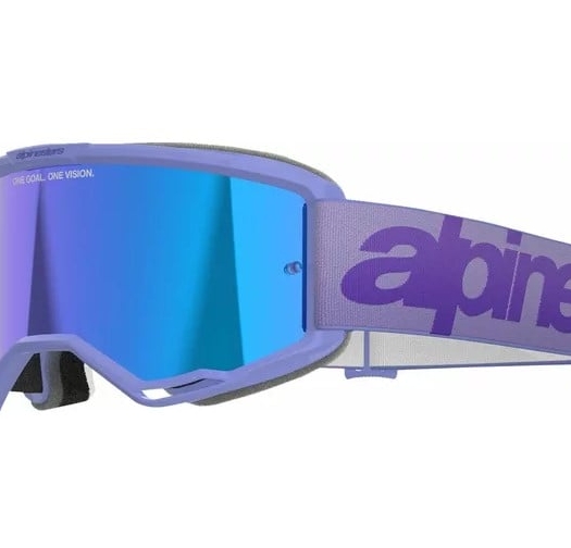 Мотокрос очила ALPINESTARS VISION 5 WORDMARK PRPL MIRROR-BL