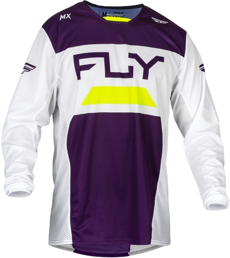 Мотокрос блуза FLY RACING Kinetic Reload- Deep Purple/White/Hi-Vis