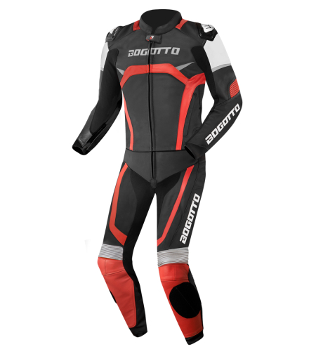 Кожен Мото Екип BOGOTTO MISANO Black/Red