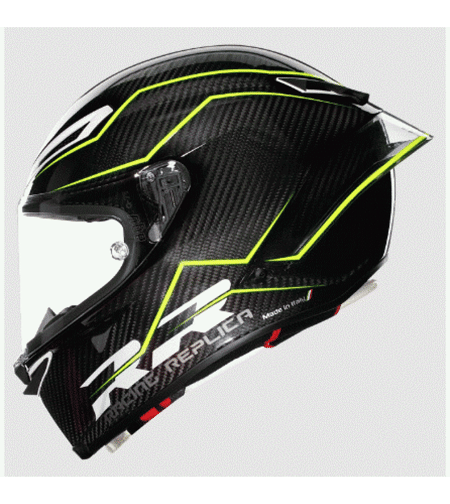 МОТО КАСКА AGV PISTA GP RR PERFORMANTE CARBON/YELLOW FLUO