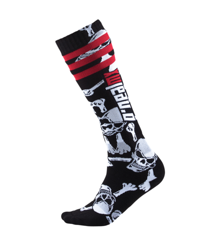 Термо чорапи O'NEAL Pro MX CROSSBONES BLACK WHITE