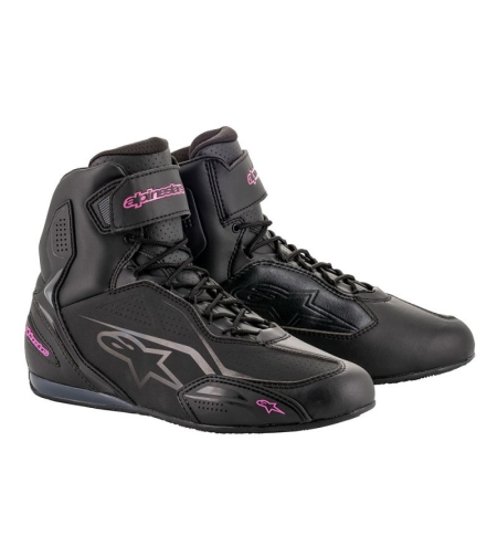 Дамски мото боти ALPINESTARS STELLA FASTER-3 BLACK/FUCHSIA