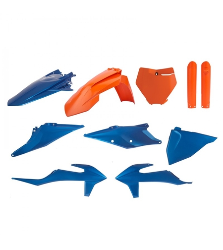 Комплект пластмаси POLISPORT Full Plastic kit KTM SX/SX-F/XC/XC-F (2019-22) Blue/Orange