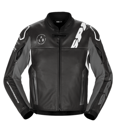 Кожено мото яке SPIDI DP PROGRESSIVE LEATHER Black/White