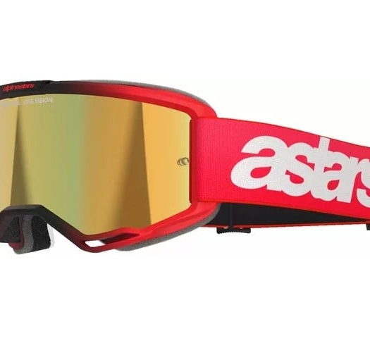 Мотокрос очила ALPINESTARS VISION 5 BLAZE RED MIRROR-GLD