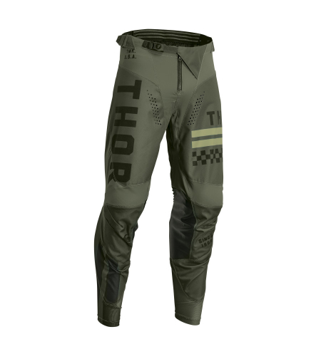 Мотокрос брич THOR PULSE COMBAT ARMY/BLACK