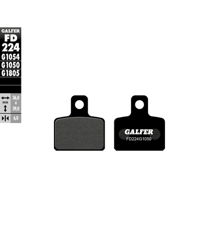 Предни/задни мото накладки Galfer FD224G1050