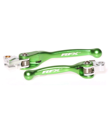 Комплект лостове RFX Race Forged Flexible Lever Set (Green) Kawasaki KXF250/450 13-16